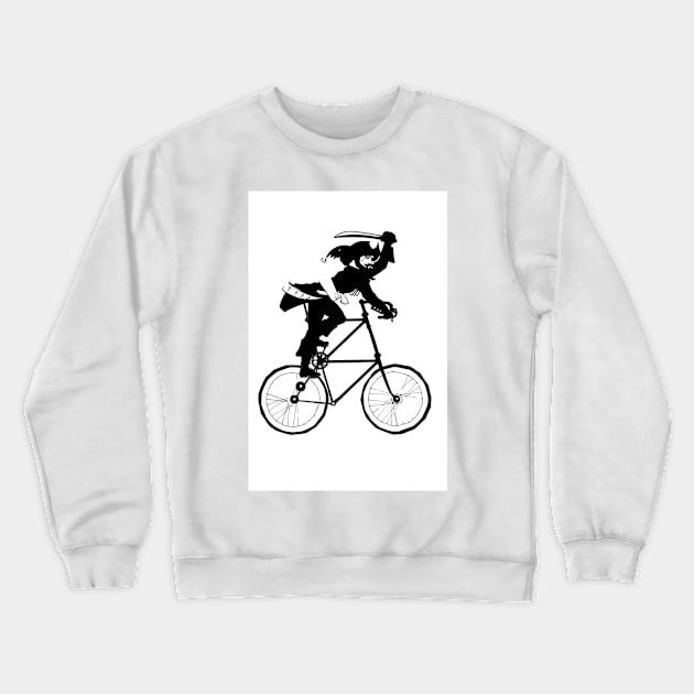 The Pirate Tall Bike Crewneck Sweatshirt by grosvenordesign